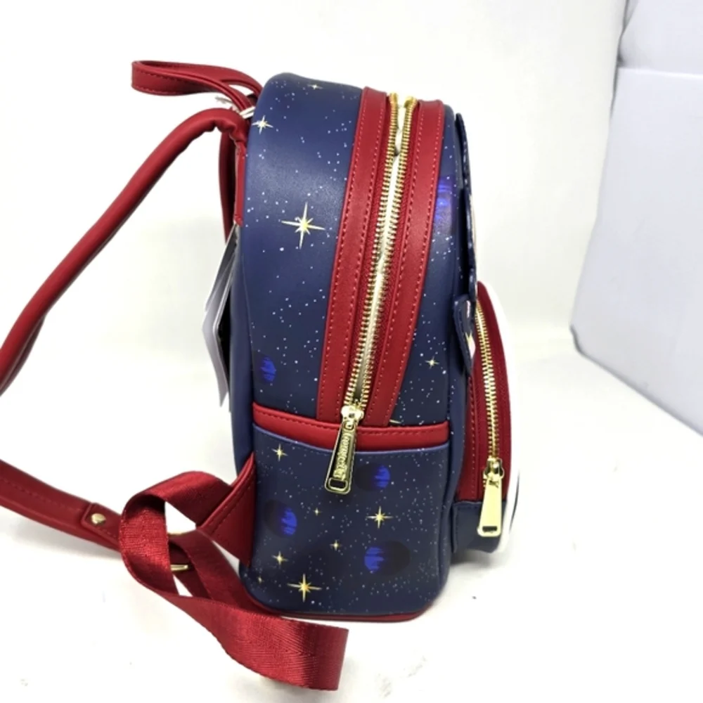 NWT Loungefly The Marvels Glow In The‎ Dark Mini Backpack Disney Marvel Studios.